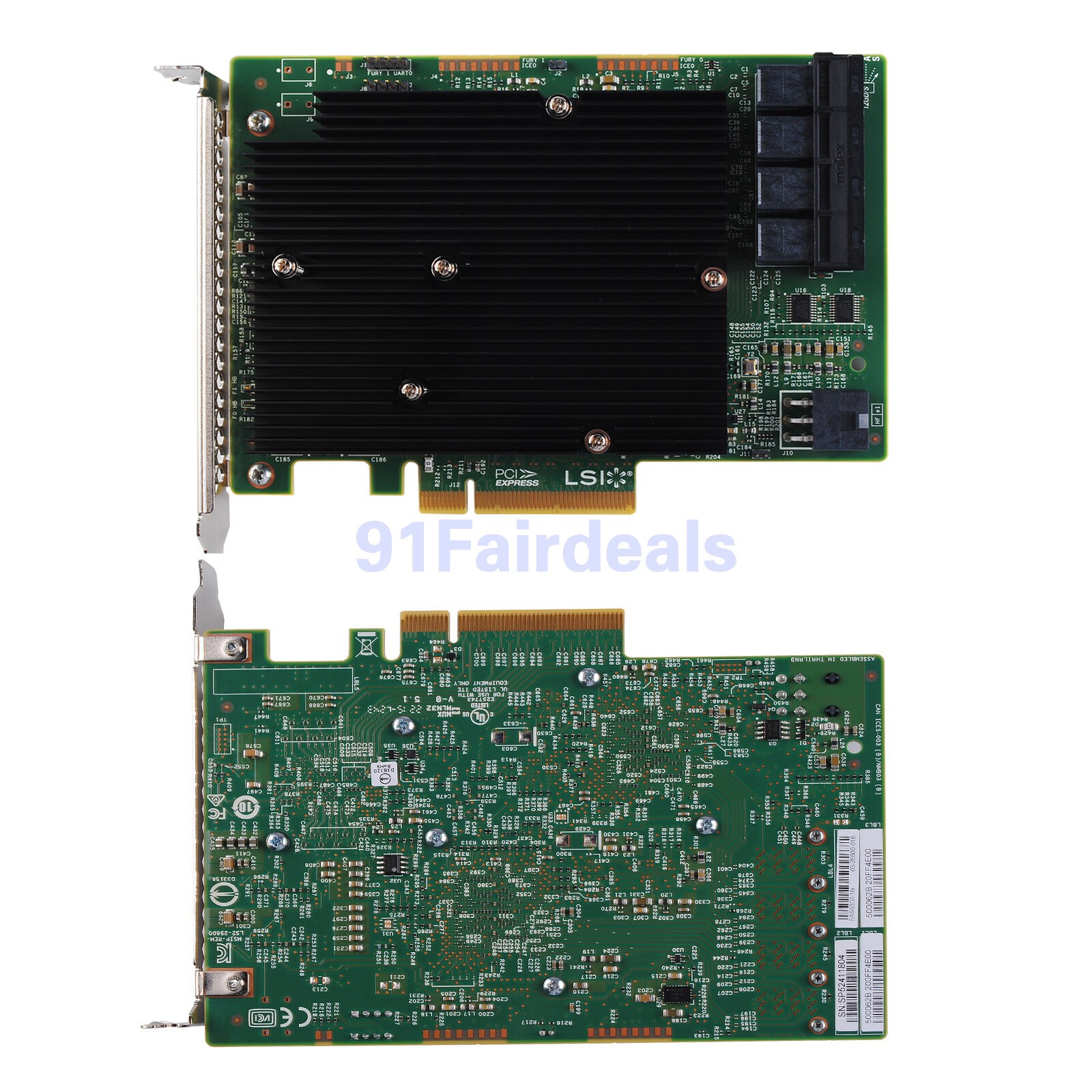 LSI 9300-16I 12Gbps HBA IT Mode ZFS FreeNAS unRAID + 4*SFF-8643 4*SATA Cable