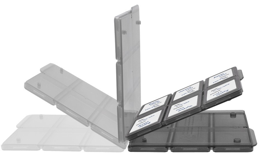 Xit Foldable Memory Card Protector Case (12 Slots) Holds SD/ SDHC/ Micro SD Card