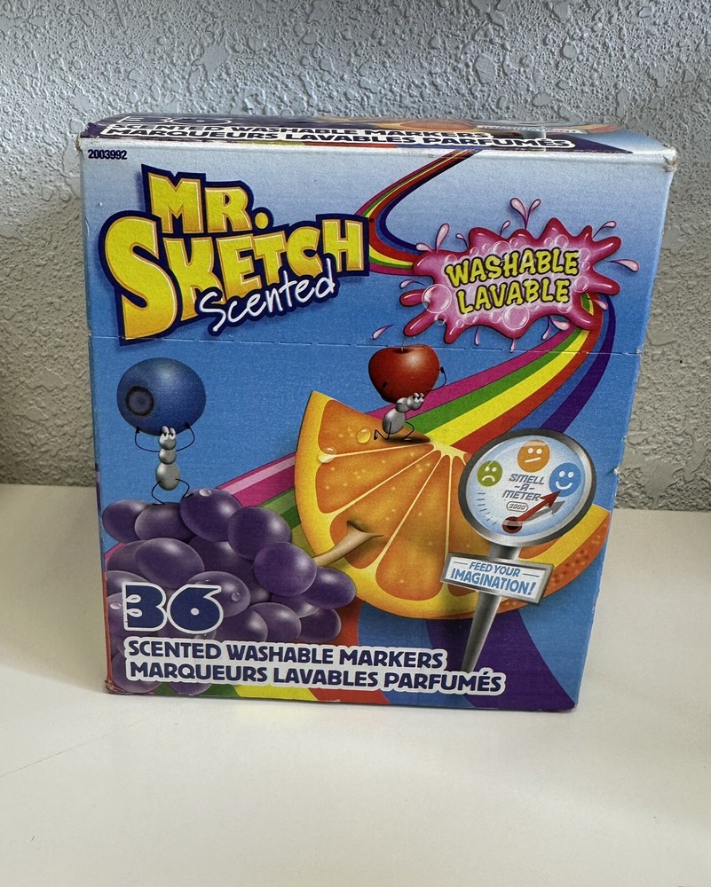 Mr. Sketch Scented Washable Markers - Classroom Pack Assorted Chisel 36 Pack NIB