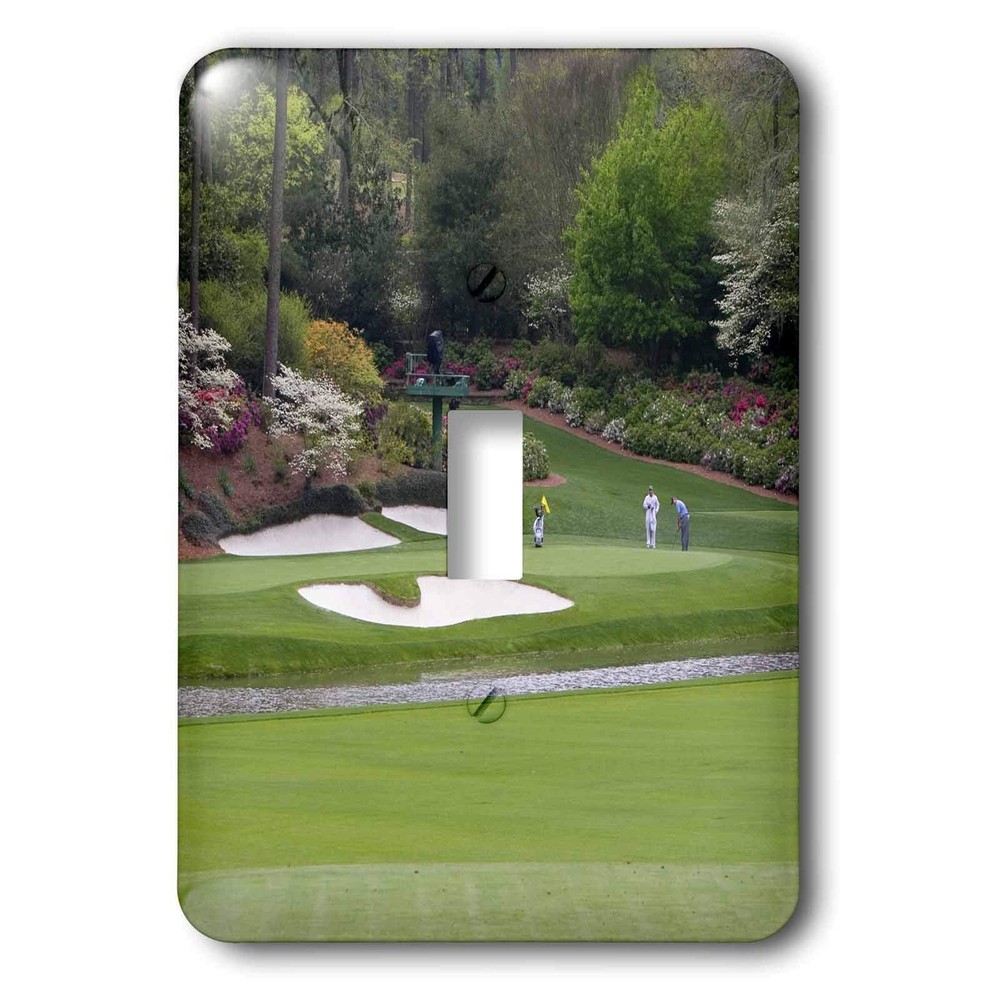 3dRose Augusta Amen Corner Golf Course Dreams Lost Single Toggle Switch