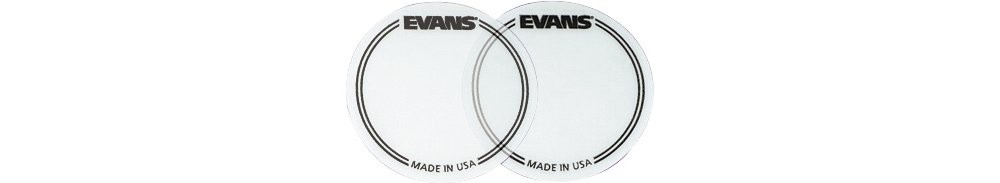 Evans EQ Single Pedal Patch, Black Nylon
