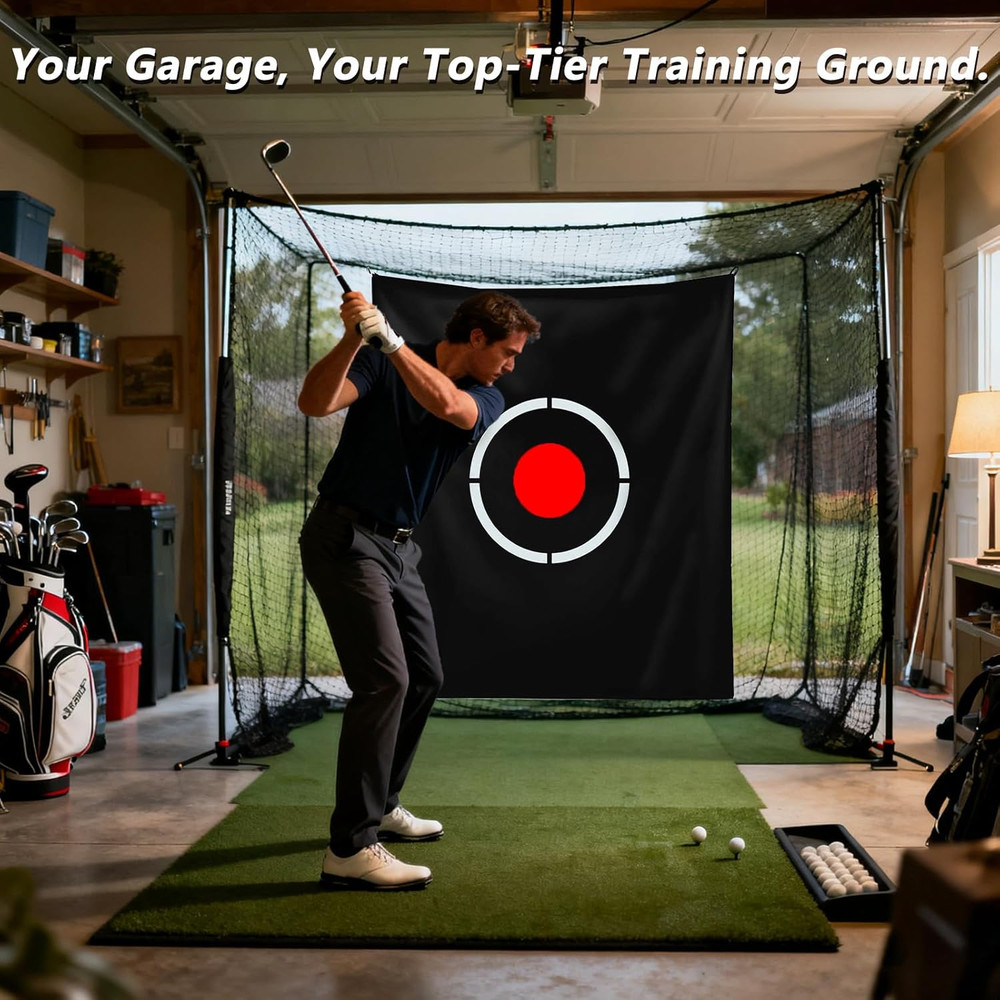 Golf Target Cloth - 5X6 FT Quick Setup Portable Practice Hitting Driving Aid Tra