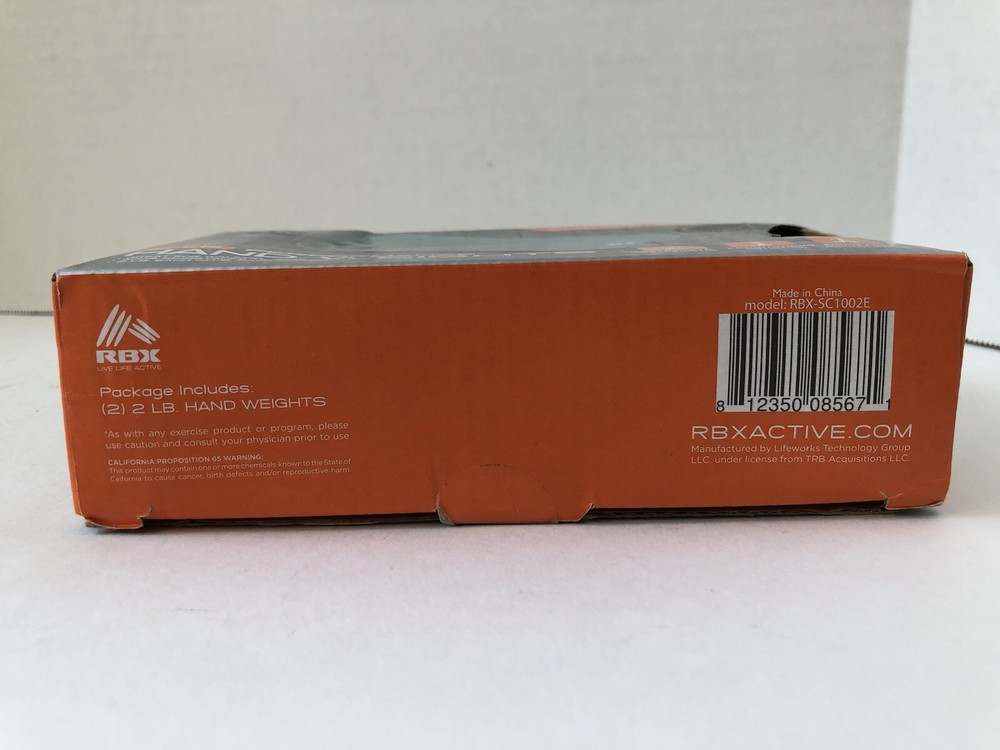 RBX (2 lb) Performance Hand Weights (2 Pack) Soft Contoured Grip RBX-SC1002E EX