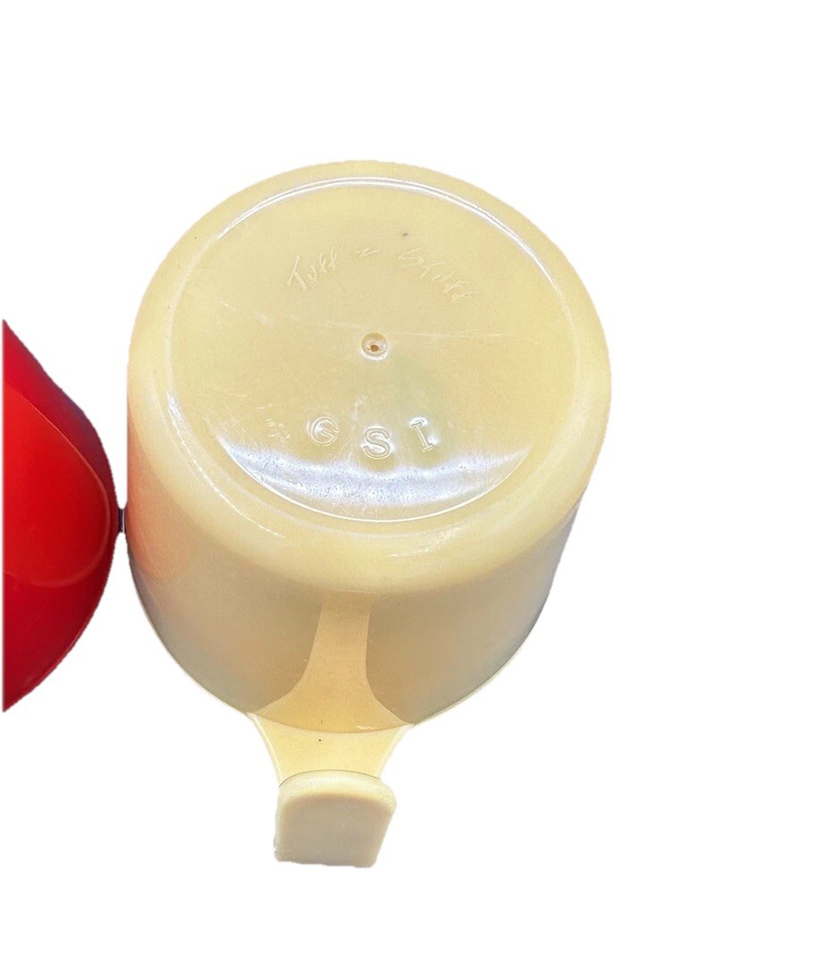 Vintage Mug Camping 4 lightweight Plastic 80's GSI Outdoors Tuff N Stuff