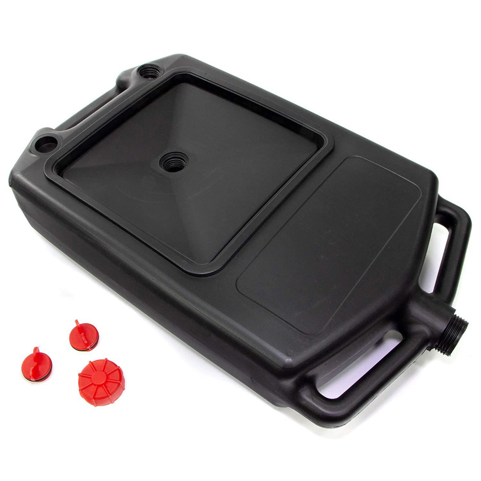 8.5 Quart (8 Liter) Oil Drain Pan Portable Low Profile Surface Oil Change Waste