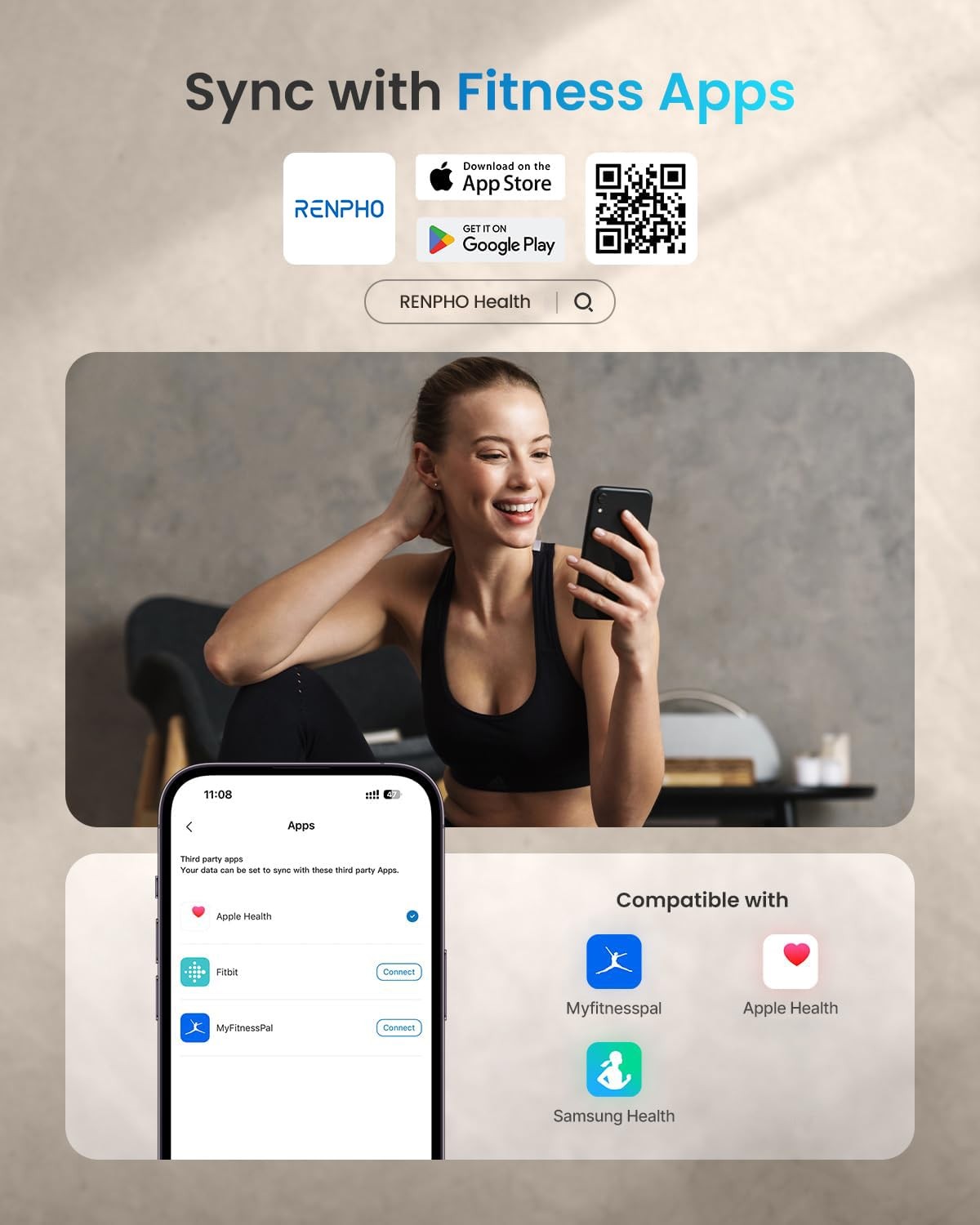 RENPHO Digital Body Weight Scale Highly Accurate Scale for Weight LED Display