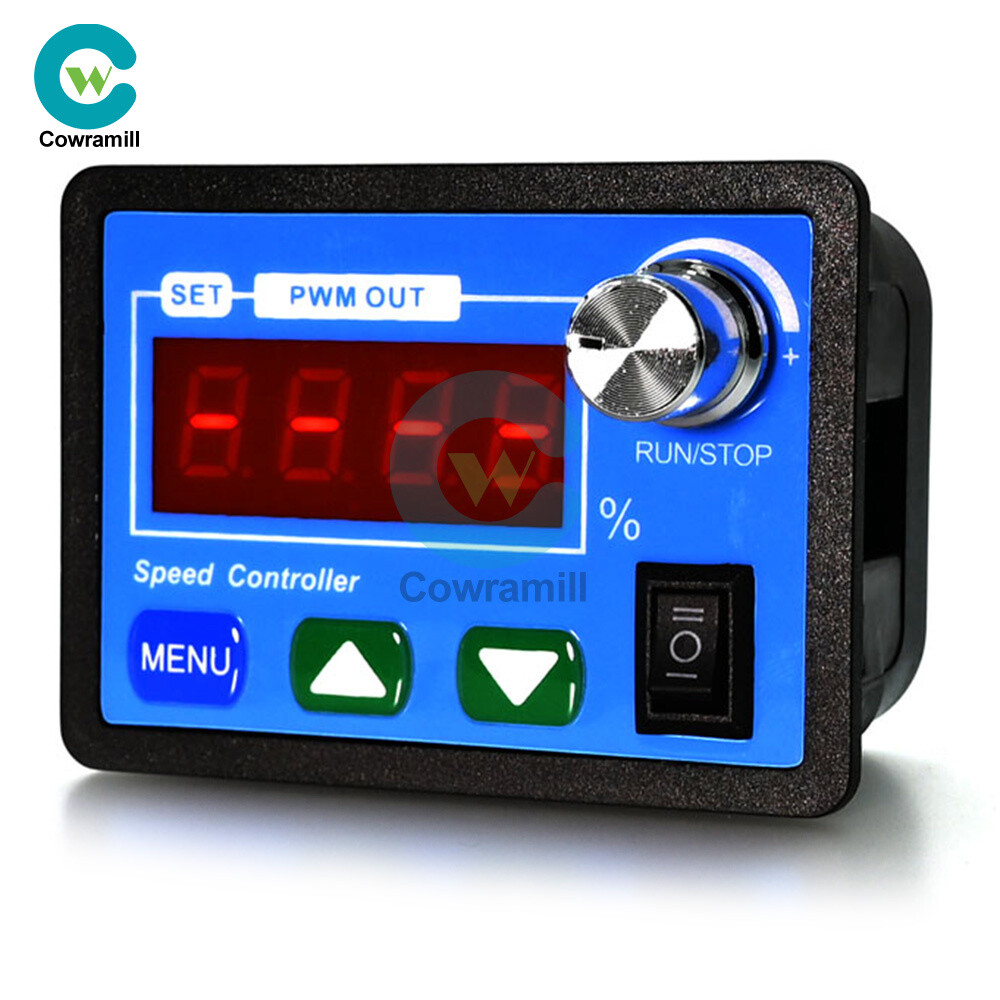 DC6-55V 20A DC Motor Speed Controller with Forward & Reverse Soft Start & Stop
