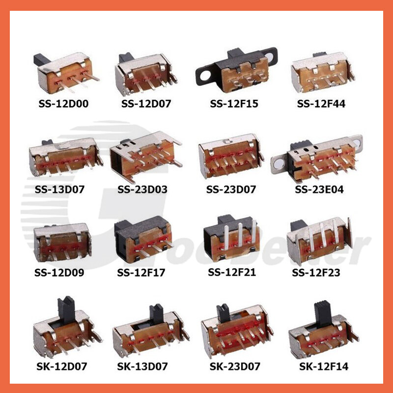 Mini Miniature Model Railway Slide Switch 2-Position On-OFF MICRO TOGGLE SPDT