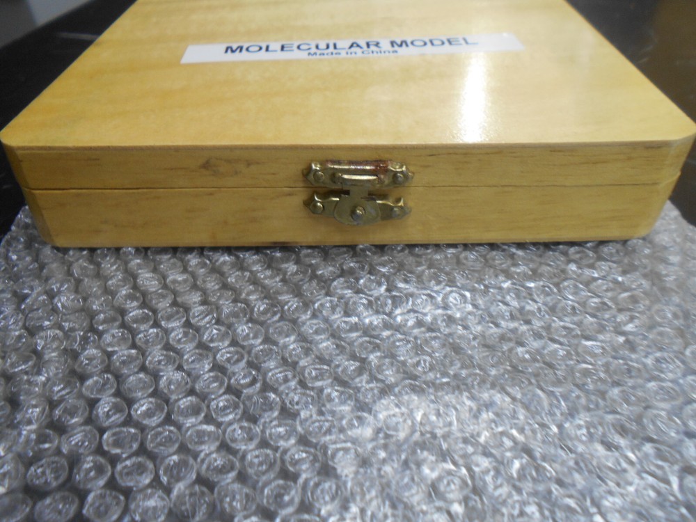 Molecular Model in Wood Case used primarily for Teaching Chemistry
