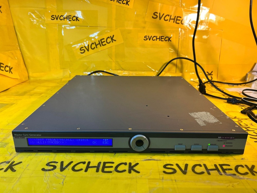 Belden Miranda MSG-5300HD Master Sync Generator Quad HD Tri Level MSG-OPT-8611