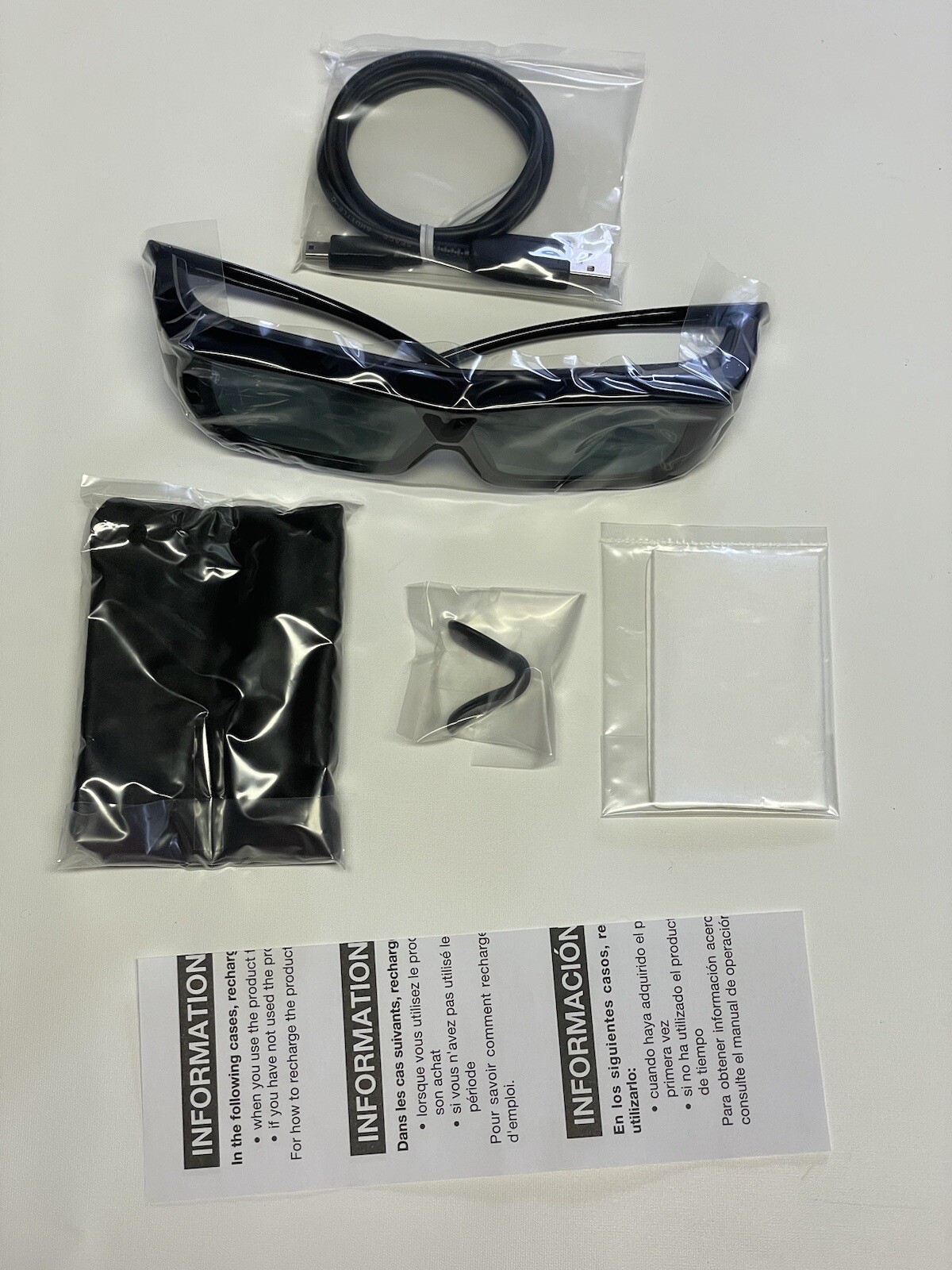 Sharp 3D Glasses, LUNETTES 3D KOPTLA004WJQZ. (New-In Box) (x1)