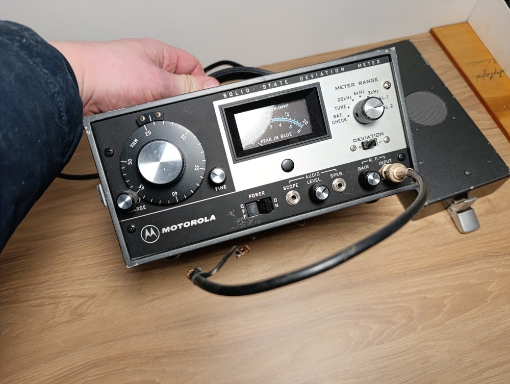 Motorola Solid State Deviation Meter Model S-1323A USA Used