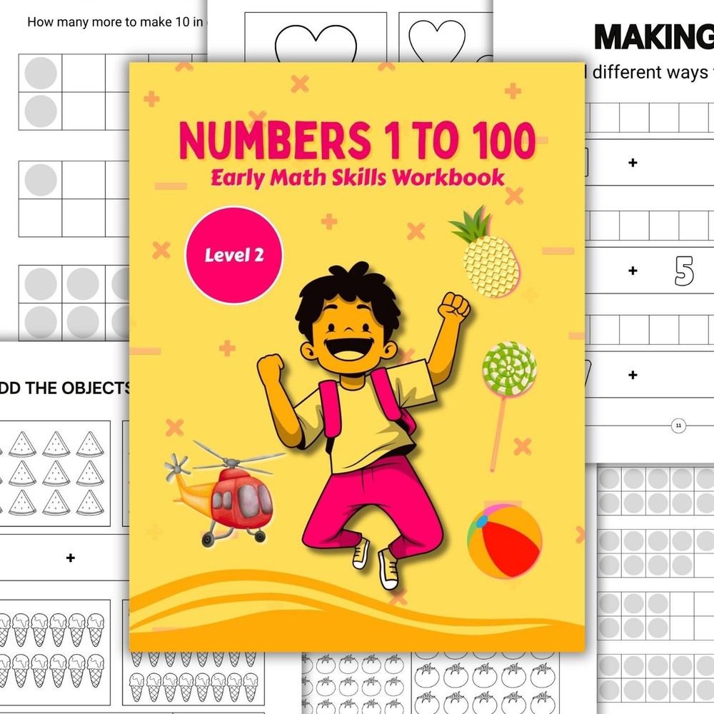 Complete Kids Math Activity Workbook Bundle | Ages 4-9 | Printable Worksheets