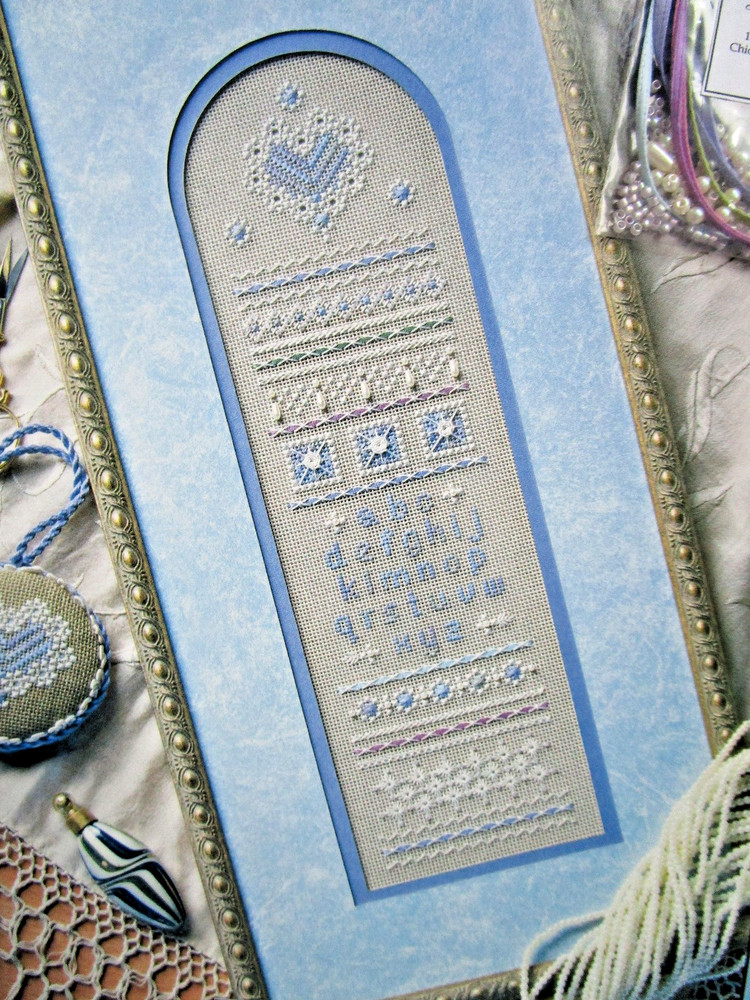 SJ Designs Lilacs & Lace Embroidery Pattern with Accessory Pack