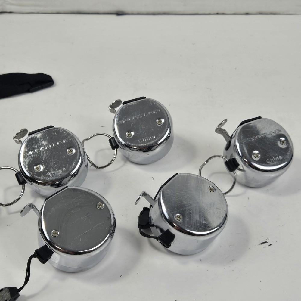 5 Handheld Tally Counters, 4 Digit Lap Counters, Manual Mechanical Clickers EUC