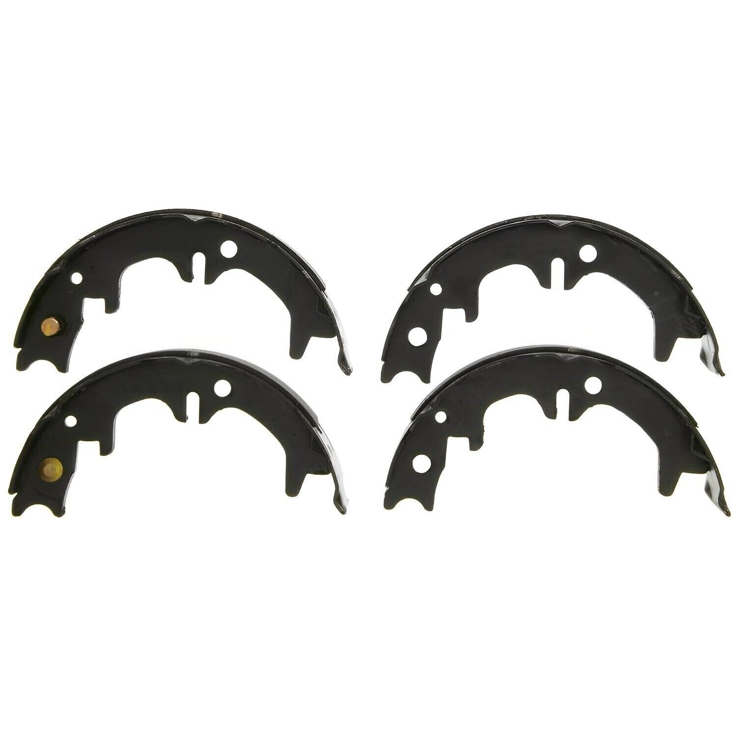 Front Ceramic Brake Pads Rear Parking Brake Shoes Kit for 2002-2006 Toyota Camry