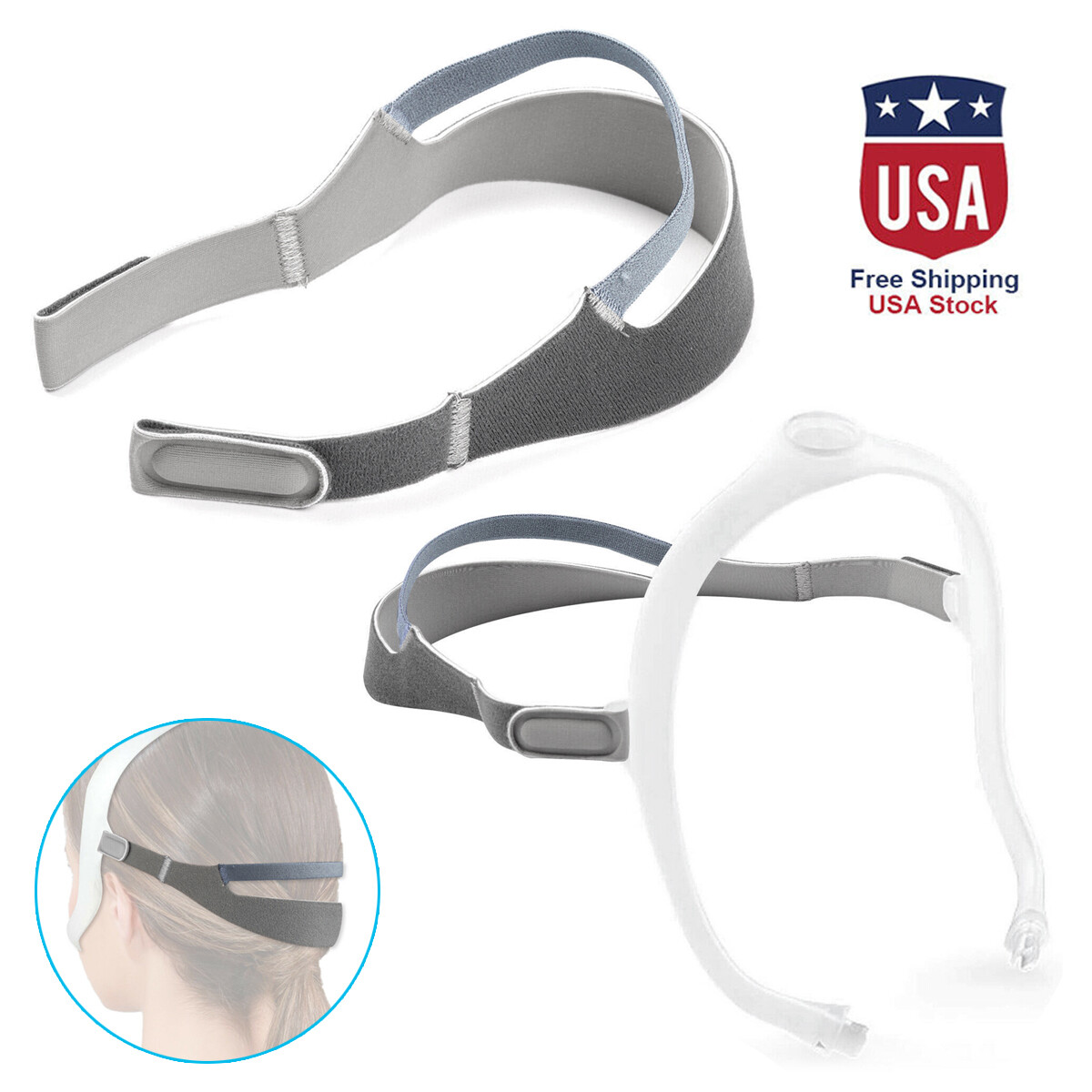 3pcs New Replacement Headgear Strap Compatible for DreamWear Nasal Mask