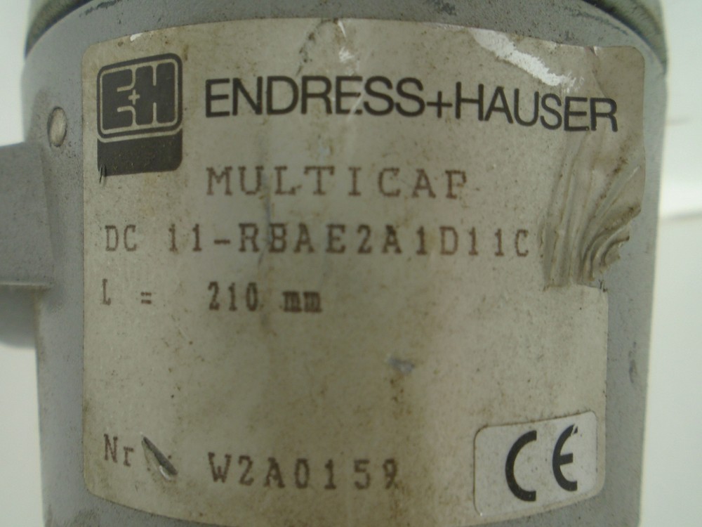ENDRESS+HAUSER MULTICAP DC 11-RBAE2A1D11C LEVEL SENSOR PROBE