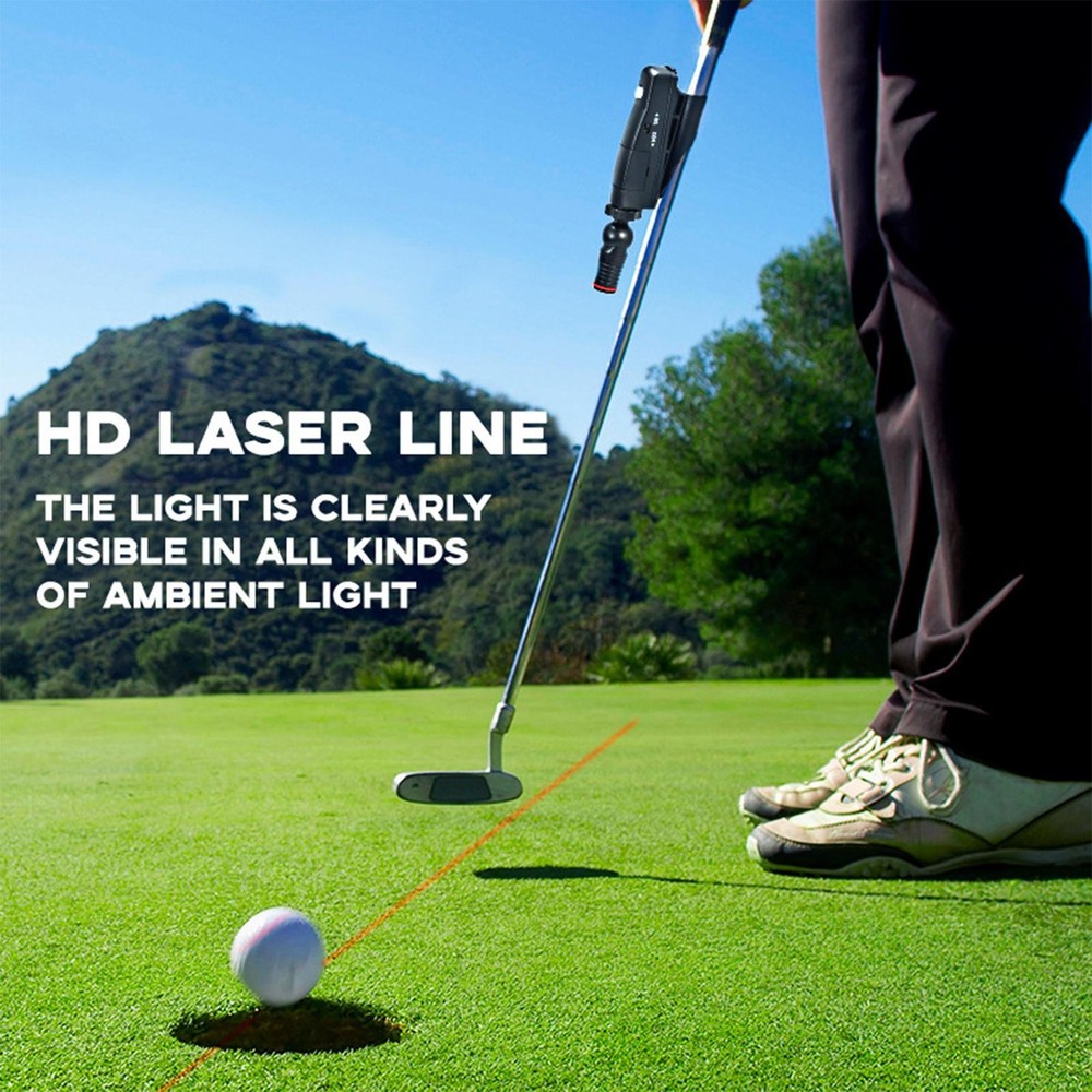 Golf Putter Laser Pointer Sight Aim Putting Line Aids Improve Practice Training