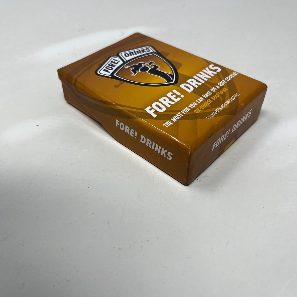 Fore! Drinks On-Course Golf Game Card Game - COMPLETE