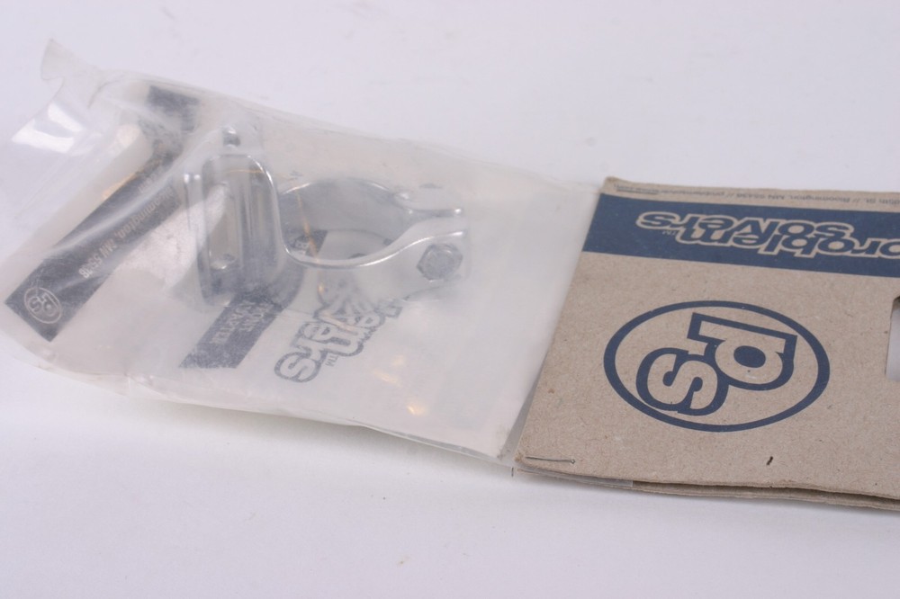 NEW Problem Solvers Braze-on Adaptor Clamp 28.6mm Slotted Silver