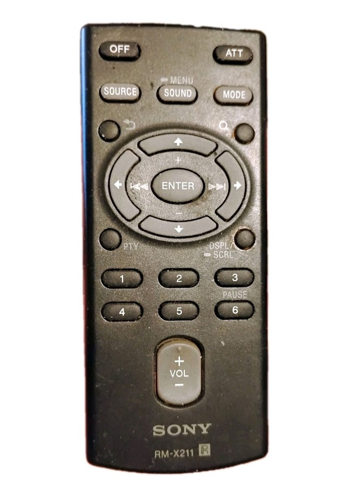Genuine Sony RM-X211 Car Stereo System Remote Control