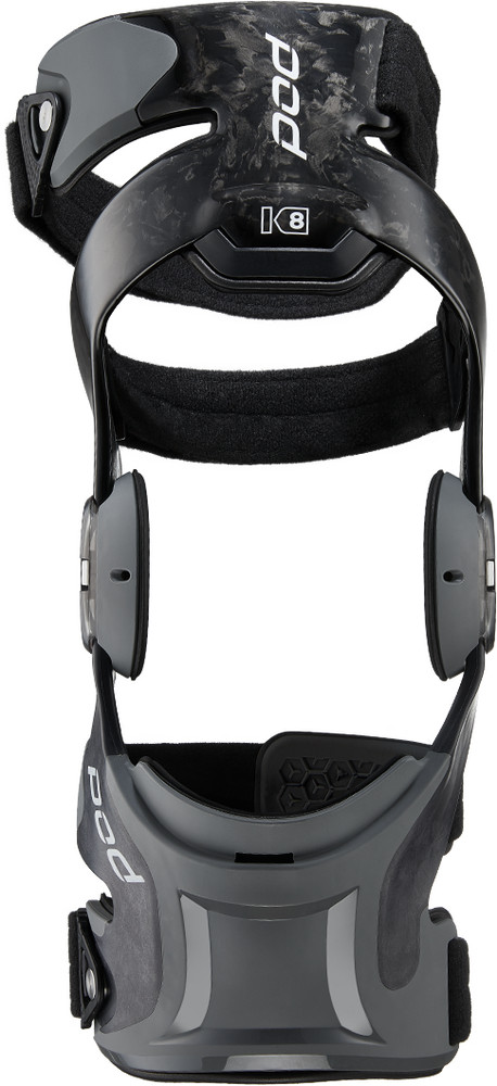 Pod K8 3.0 Protective Knee Brace Carbon - Right Only Brace For Knee Protection