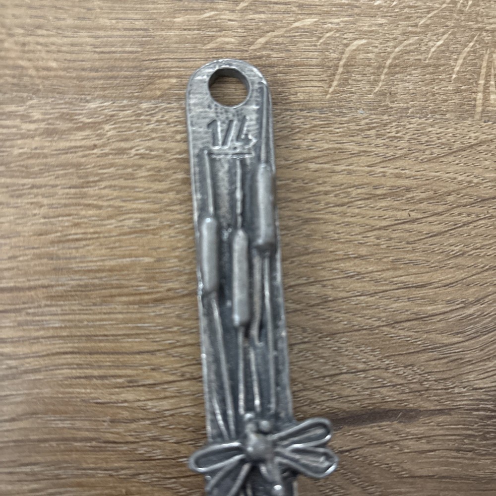 Tin Woodsman Pewter Dragonfly Measuring Cups Set