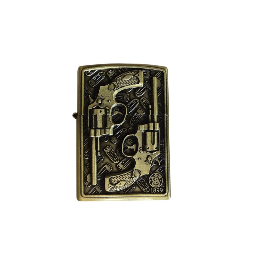 Zippo Bohai 2 Gun Windproof Lighter NWOT