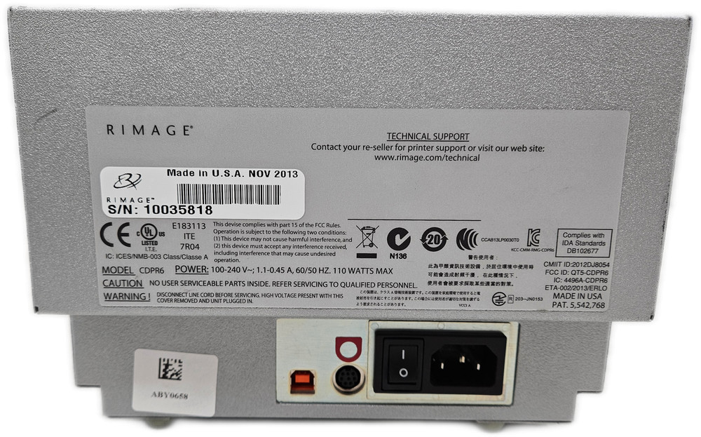 Rimage PRISM III Thermal CD/DVD/Blu-Ray Disc Printer