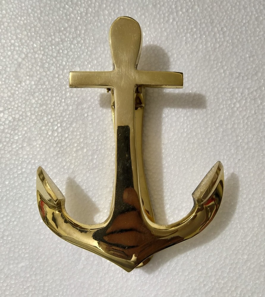 Decorative Brass Anchor Door Knocker Solid Brass Ship Anchor
