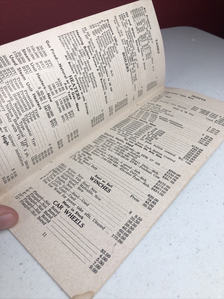 Vintage Harris Machinery Co. Catalog 58