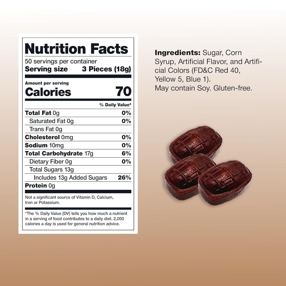 Root Beer Barrels Hard Candy, Individually Wrapped, 2-Pound Bag