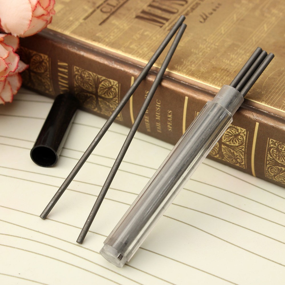 5 Boxes /40pcs HB 2MM Automatic Pencil Holder Leads Thick Grade Handy Refills