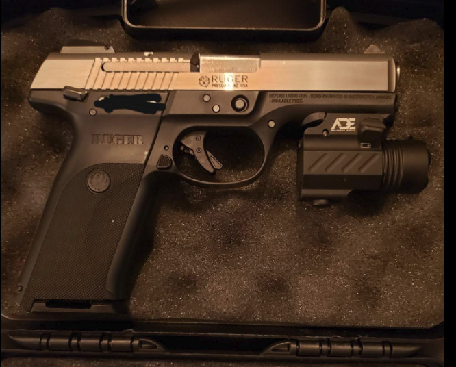 ADE Quick Release Tactical 200 Lumen Led Cree Powered Pistol Flashlight Light