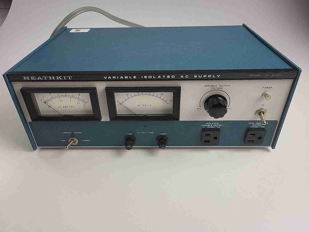 Heathkit IP-5220 Variable Isolated AC Power Supply - Powers On, Untested