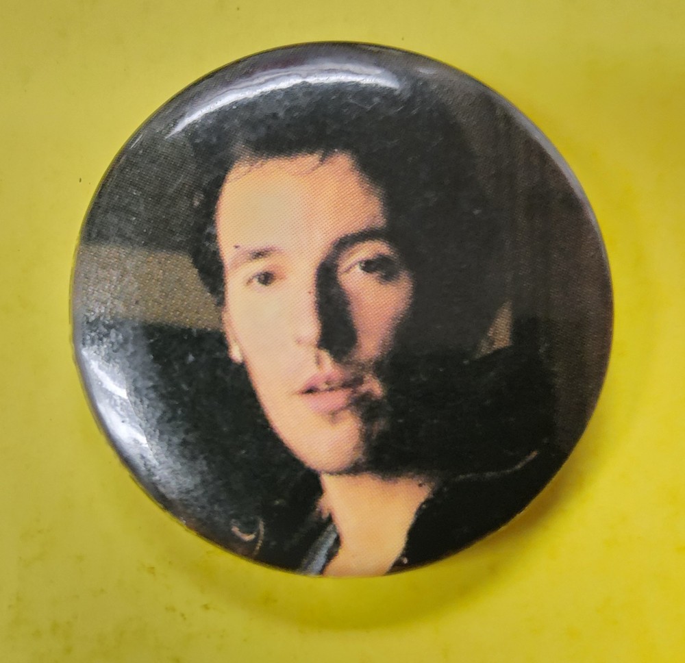 Bruce Springsteen Vintage Pin 1 1/2"