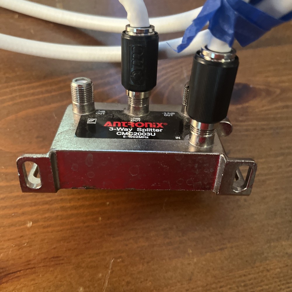 3-Way Antronix CMC2003U Cable Splitters Coaxial 3 output pro quality