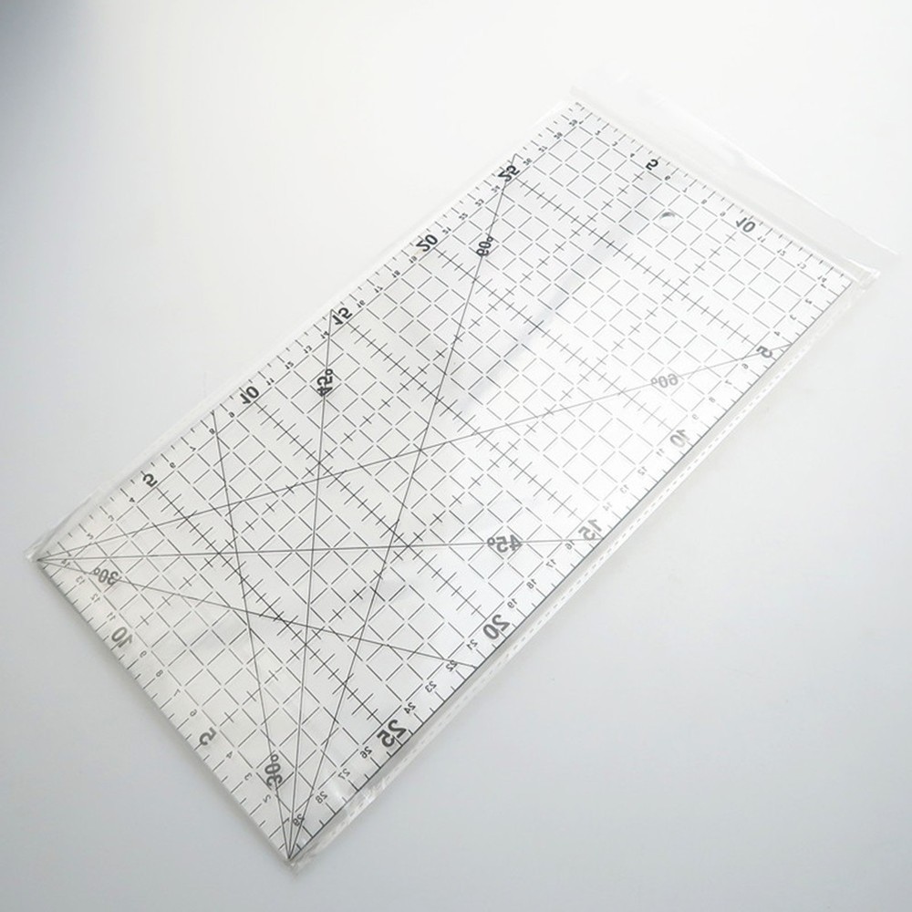 Square Sewing Ruler Measuring Board Rulers for Patterns Patchwork Quilting