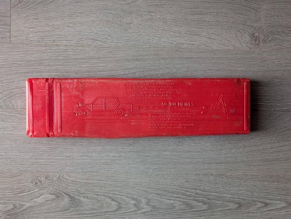 Plastar Large Warning Triangle Folding Reflective Car Breakdown Emergency Hazard