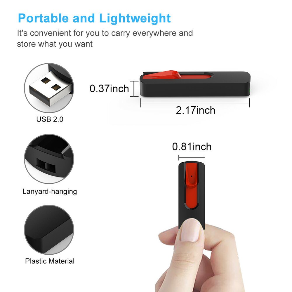 5Pcs 128GB USB Flash Drive Memory Stick Data Storage Thumb USB Pen Drives