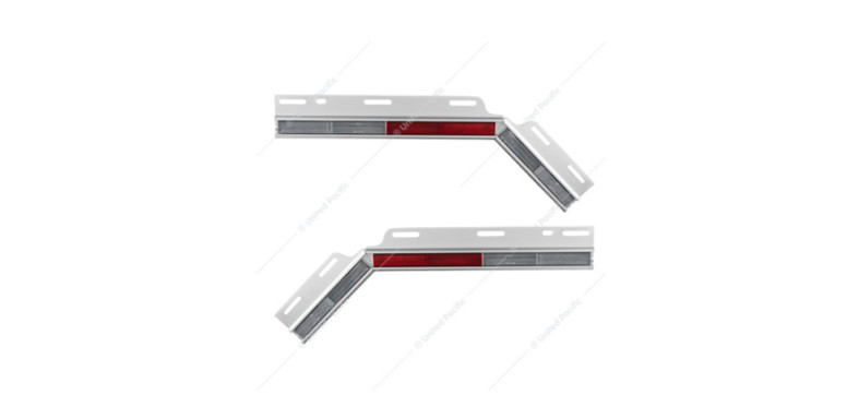 45 DEGREE ANGLED CONSPICUITY REFLECTOR PLATES (PAIR)