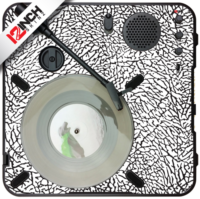 Numark PT-01 Turntable Skin - DUNK WHITE