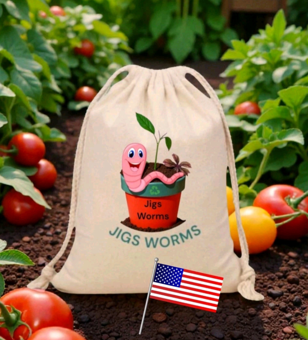 (JIGS) Live PURE Red Wiggler Composting Worms, FREE SHIPPING! No Manure!