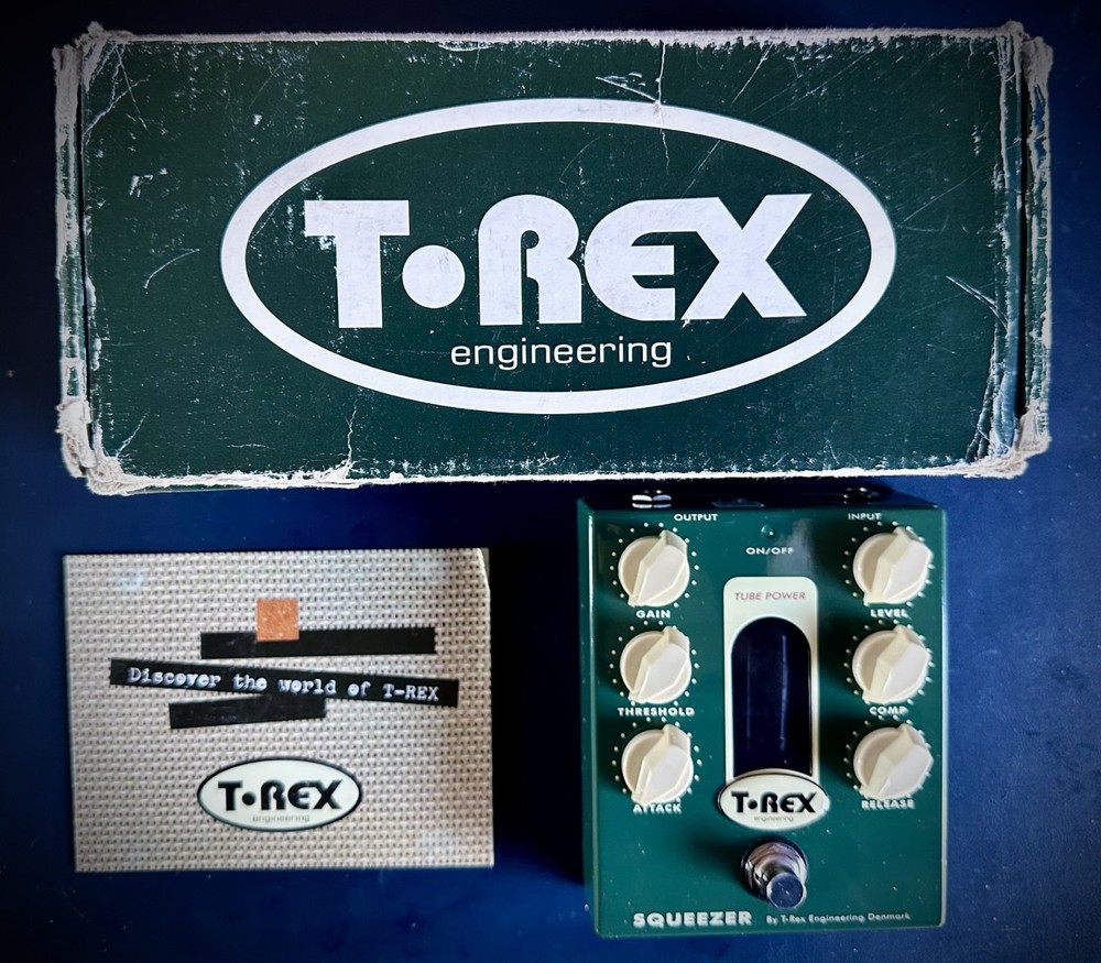 T-Rex Squeezer CUSTOM Compressor - TELEFUNKEN ECC83 Smooth Plates Berlin 06/1965