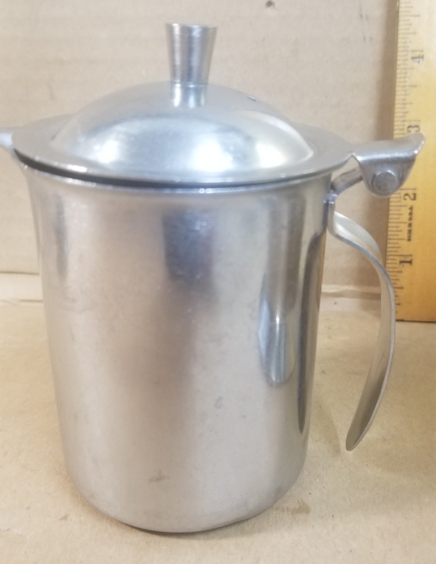 3 POLAR 133 HALCO S-202 Stainless Steel Creamer Cups