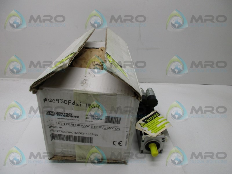 CONTROL TECHNIQUES 055E2C600BACRA063110 SERVO MOTOR NSMP