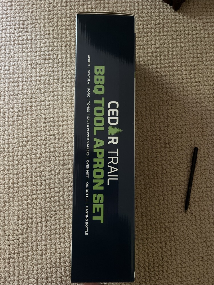 9 Piece BBQ Tool Apron Set