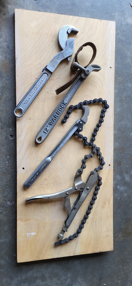 Vintage Misc Pipe Wrench Lot