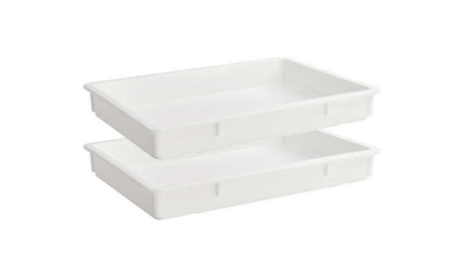 CenPro Commercial Bakeware, 18"x26"x3" Plastic Stackable Pizza Dough Proofing